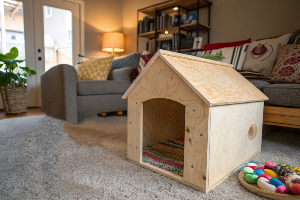 Зачем кошке нужен домик и почему фанера — идеальный выбор?